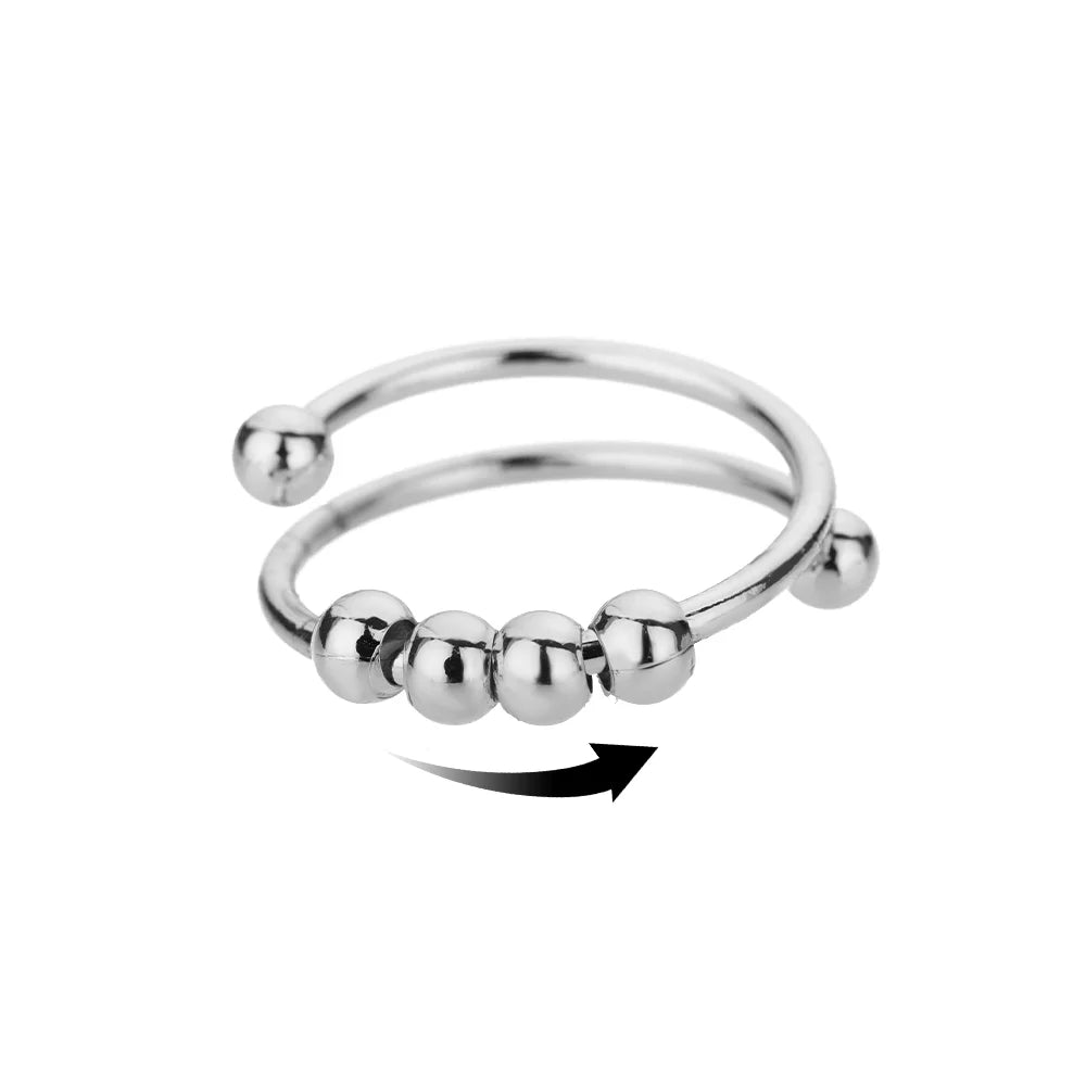 Bague rotative femme