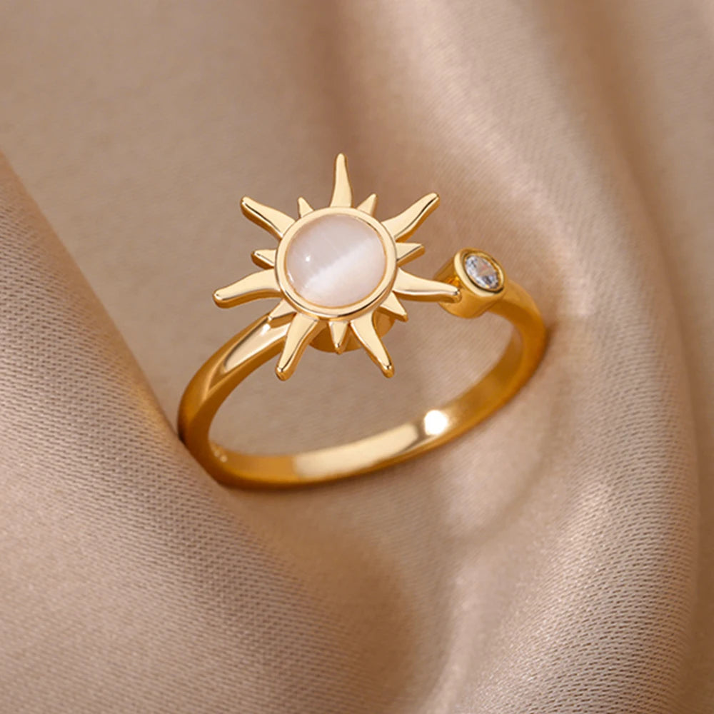 Bague rotative femme