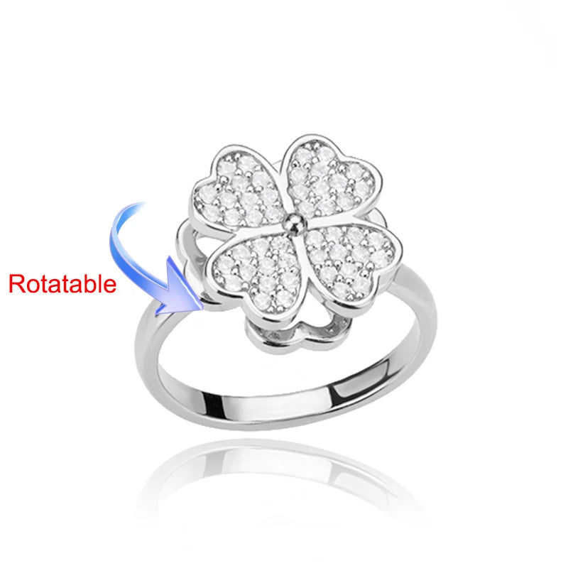 Bague rotative femme