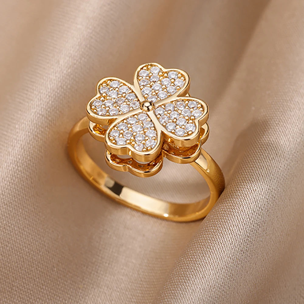 Bague rotative femme
