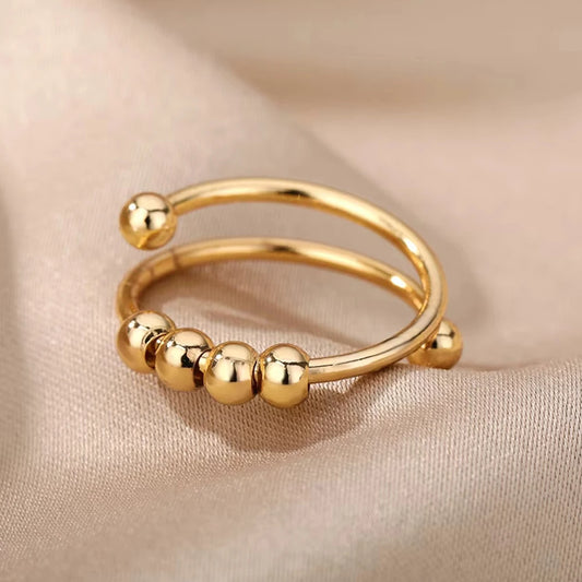 Bague rotative femme 
