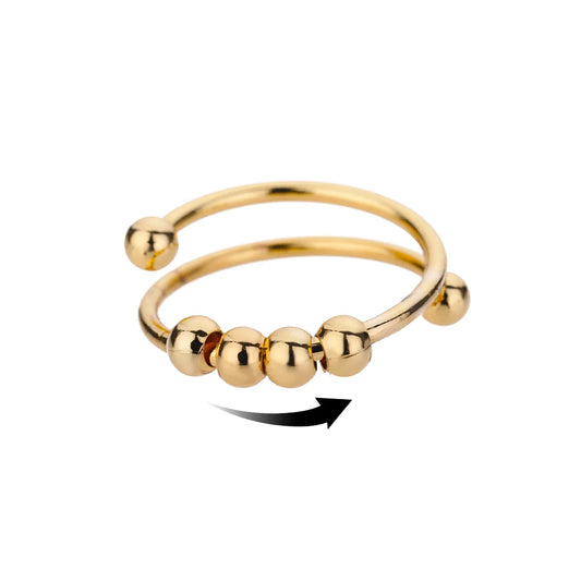 Bague rotative femme 